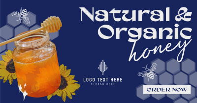 Delicious Organic Pure Honey Facebook ad Image Preview