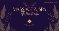 Floral Massage Facebook Ad Design