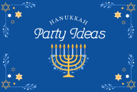 Hannukah Celebration Pinterest board cover Image Preview