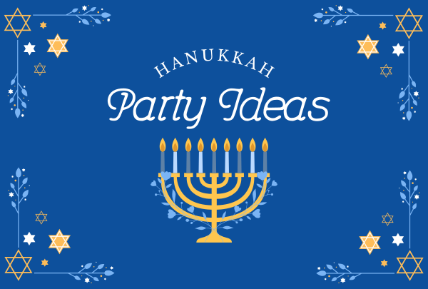 Hannukah Celebration Pinterest Cover Design Image Preview