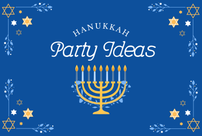 Hannukah Celebration Pinterest board cover
