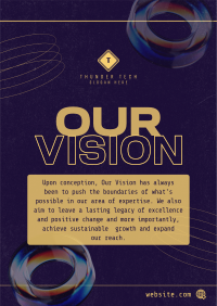 Futuristic Our Vision Poster Image Preview