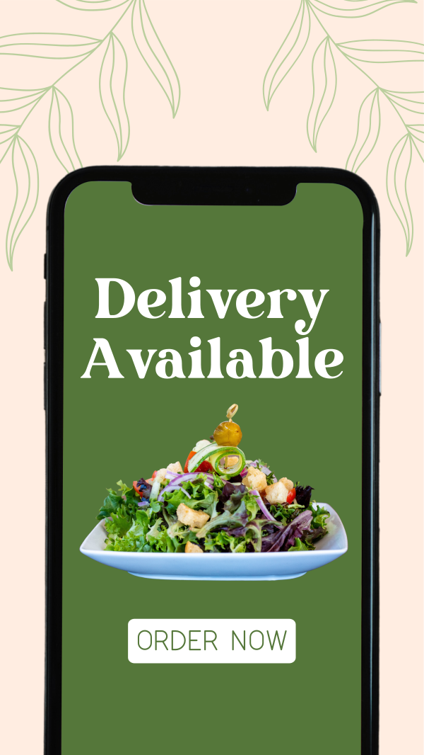 Healthy Delivery Facebook Story Design