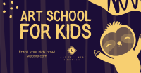 Art School for Kids Facebook Ad Design
