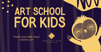 Art School for Kids Facebook ad Image Preview