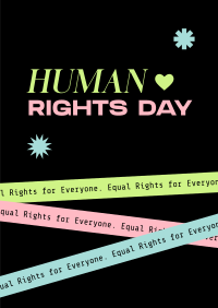 Unite Human Rights Poster Design