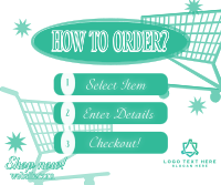 Order Instructions Retro Facebook post Image Preview