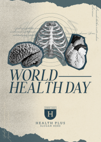 Vintage World Health Day Poster Image Preview