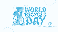 Go for Adventure on Bicycle Day Animation Image Preview