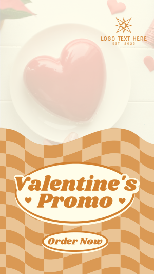 Retro Valentines Promo Instagram story Image Preview