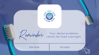 Dental Reminder Animation Design