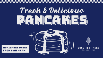 Retro Pancakes Facebook event cover Image Preview