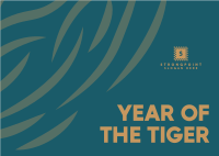 Tiger Year Postcard Design