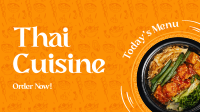Thai Cuisine Facebook event cover Image Preview