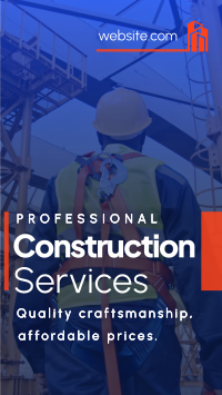 Professional Construction Services YouTube Short Preview