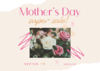 Mother's Day Sale Postcard Image Preview