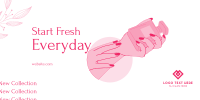 Fresh Perfume Twitter Post Design