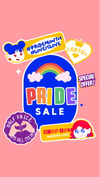 Proud Rainbow Sale TikTok Video Image Preview