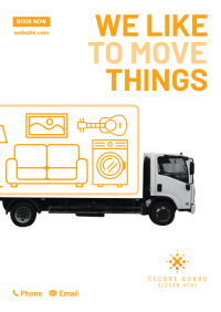 We like to move things Poster Image Preview