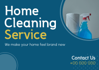 Quality Cleaning Service Postcard Image Preview