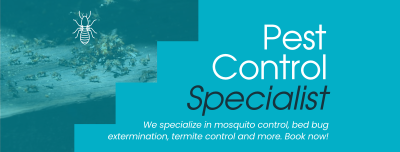 Minimal & Simple Pest Control Facebook cover Image Preview