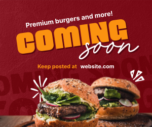 Burgers & More Coming Soon Facebook post Image Preview