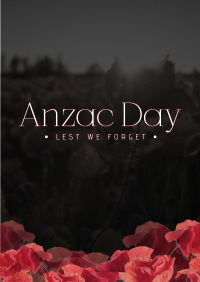 Anzac Poppies Flyer Image Preview