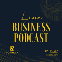 Corporate Business Podcast Linkedin Post Design
