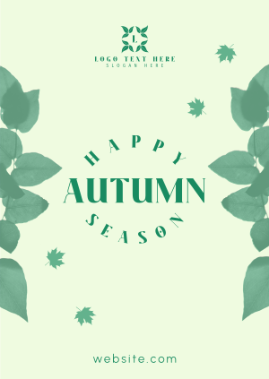 Autumn Season Leaves Poster Image Preview