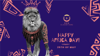 King of Safari Facebook Event Cover Design