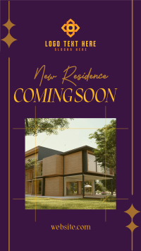 New Residence Coming Soon Instagram Story Design