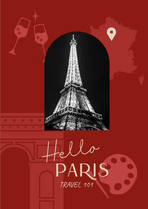 Paris Holiday Travel  Poster Image Preview