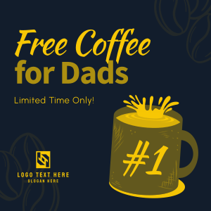 Father's Day Coffee Instagram post Image Preview