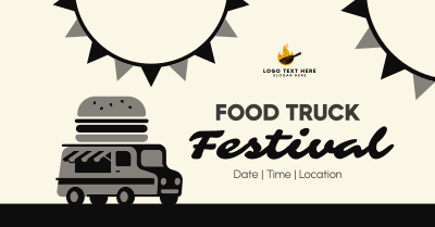 Festive Food Truck Facebook Ad Image Preview