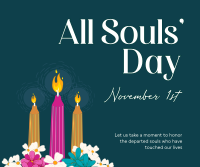 Candles For The Soul Facebook Post Design