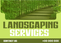 Clean Landscape Professionals Postcard Image Preview