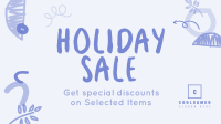 Holiday Sale Facebook Event Cover Design