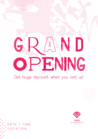 Grungy Streetwear Opening Flyer Image Preview