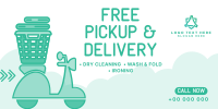 Laundry Pickup and Delivery Twitter post Image Preview