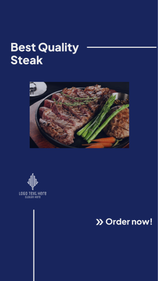 Steak Order Facebook story