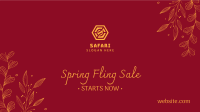 Spring Sale Ornamental Facebook event cover Image Preview