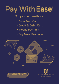 Easy Online Payment Poster Design