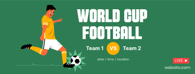 World Cup Live Facebook cover Image Preview