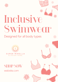 Inclusive Swimwear Poster Design