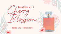 Elegant Flowery Perfume Facebook event cover Image Preview