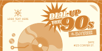 Retro DJ Event Twitter post Image Preview
