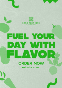 Food Flavors Quote Poster Preview