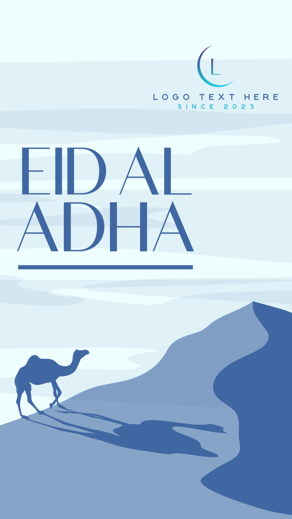 Eid Adha Camel Instagram Story Design Image Preview