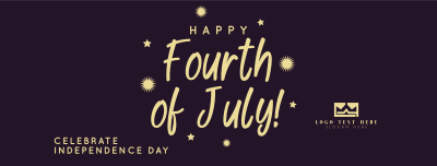 Sparkling Fourth of July Facebook cover Image Preview