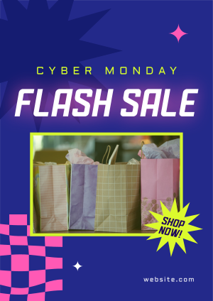 Cyber Flash Sale Flyer Image Preview